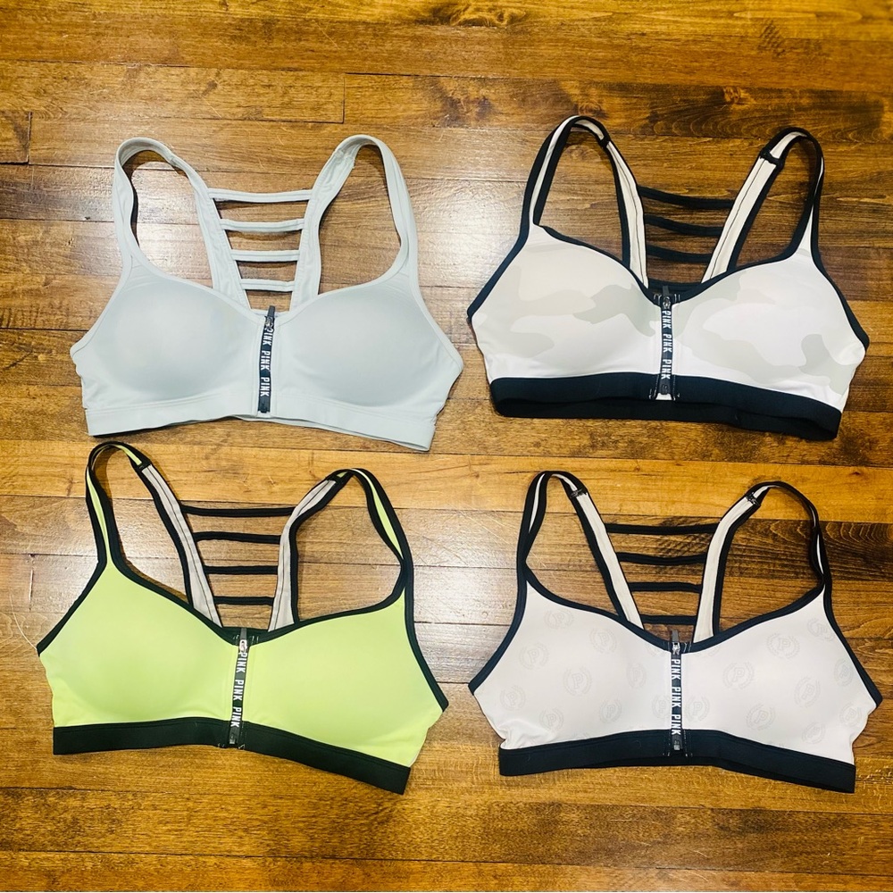 PINK by Victoria’s Secret sports bras. Size L